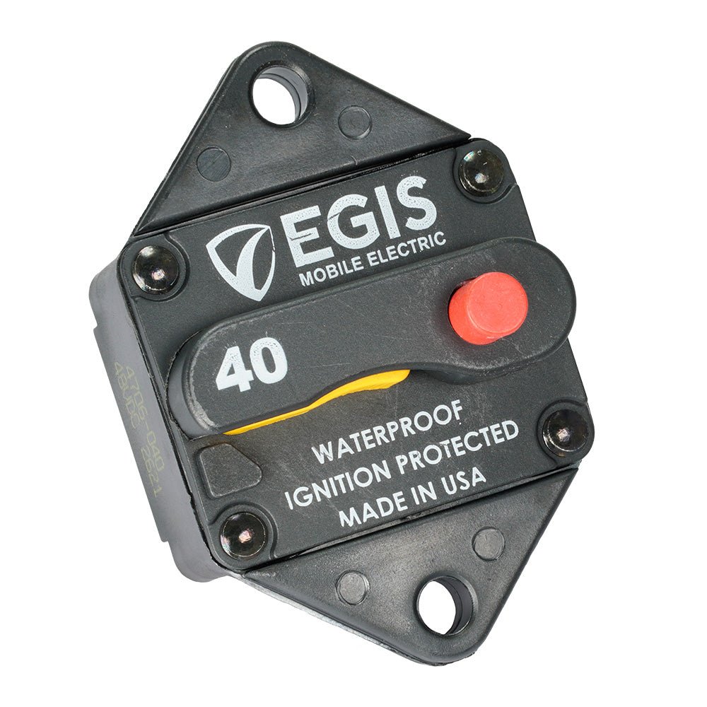 Egis 40A Panel Mount Circuit Breaker - 285 Series - Marine Parts OnlyElectricalEgis Mobile Electric