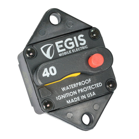 Egis 40A Panel Mount Circuit Breaker - 285 Series - Marine Parts OnlyElectricalEgis Mobile Electric