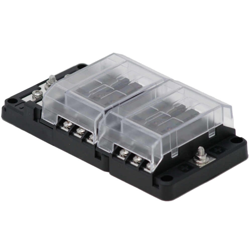 Egis RT Fuse Block 12 Position w/Ground &amp; LED Indication - Marine Parts OnlyElectricalEgis Mobile Electric