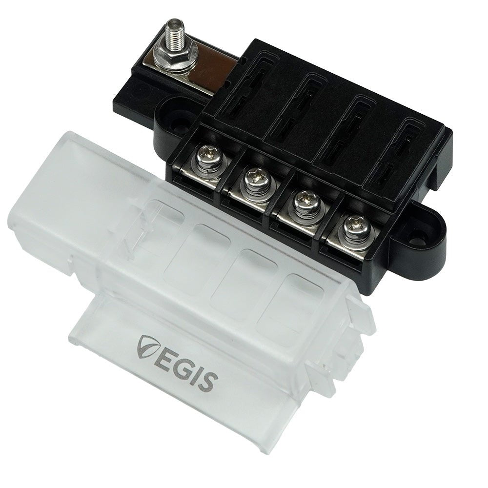 Egis RT Fuse Block - 4 Circuit w/Cover - Marine Parts OnlyElectricalEgis Mobile Electric