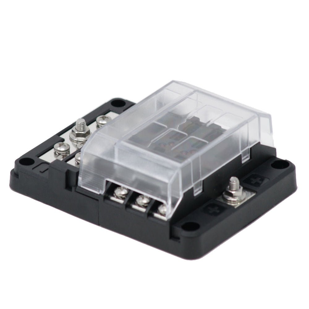 Egis RT Fuse Block 6 Position w/Ground &amp; LED Indication - Marine Parts OnlyElectricalEgis Mobile Electric