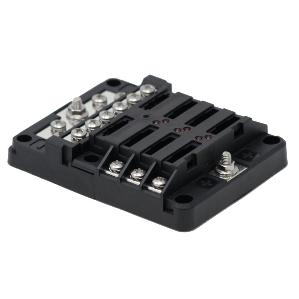 Egis RT Fuse Block 6 Position w/Ground &amp; LED Indication - Marine Parts OnlyElectricalEgis Mobile Electric