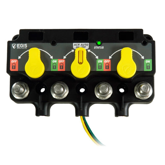 Egis XD Series Triple Flex 2 Mechanical Switch - ACR - Mechanical Switch w/Knobs &amp; DTM Connector - Marine Parts OnlyElectricalEgis Mobile Electric