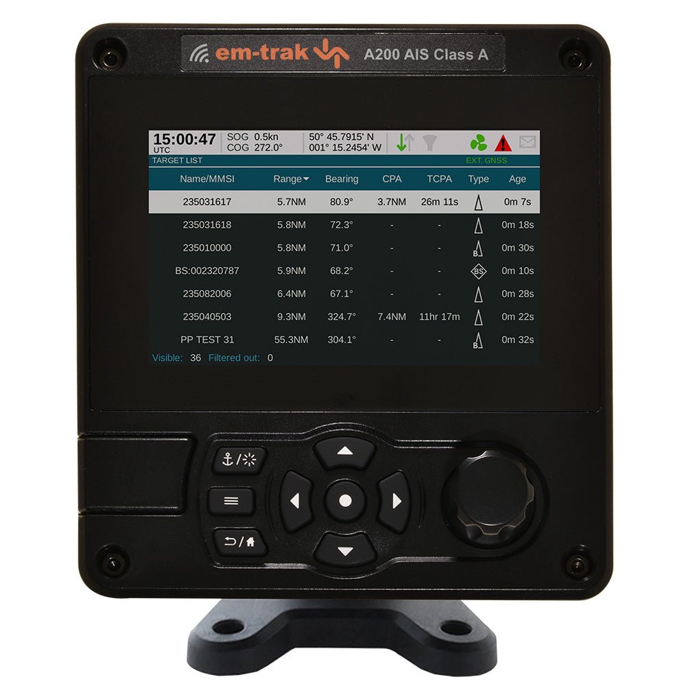 em - trak A200 Class A AIS Transceiver - Marine Parts OnlyMarine Navigation & Instrumentsem - trak