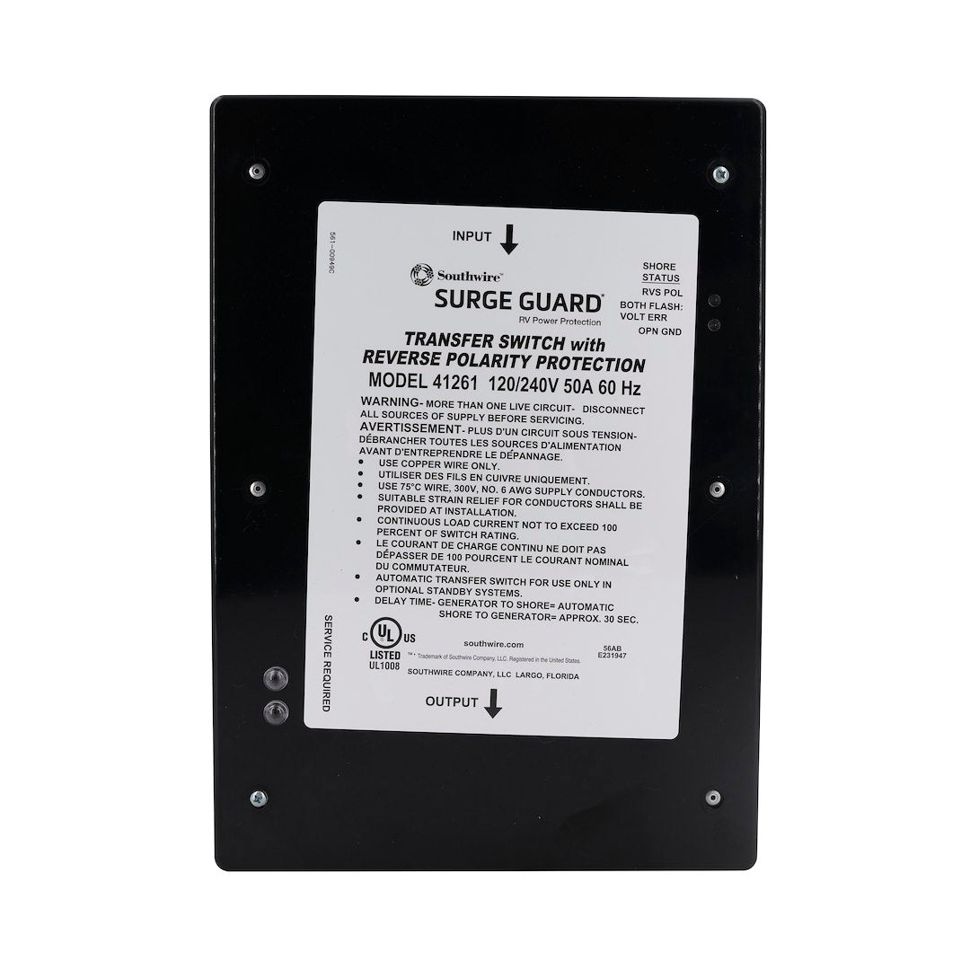 ENTRY LEVEL 50A SURGE GUARD REVERSE - Marine Parts OnlySOUTHWIRE