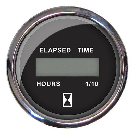 Faria Chesapeake Black 2" Hourmeter (Digital) - Marine Parts OnlyMarine Navigation & InstrumentsFaria Beede Instruments