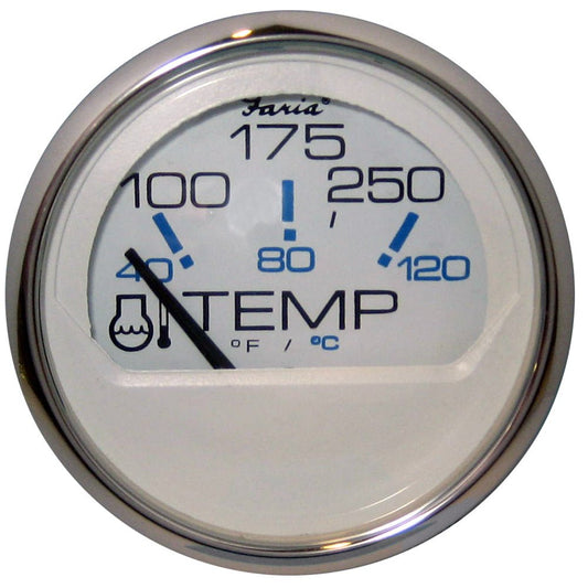 Faria Chesapeake White SS 2" Water Temperature Gauge (100 - 250&176;F) - Marine Parts OnlyMarine Navigation & InstrumentsFaria Beede Instruments