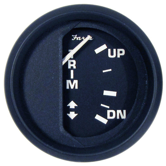 Faria Euro Black 2" Trim Gauge f/ Johnson/Evinrude/Suzuki Outboard - Marine Parts OnlyMarine Navigation & InstrumentsFaria Beede Instruments