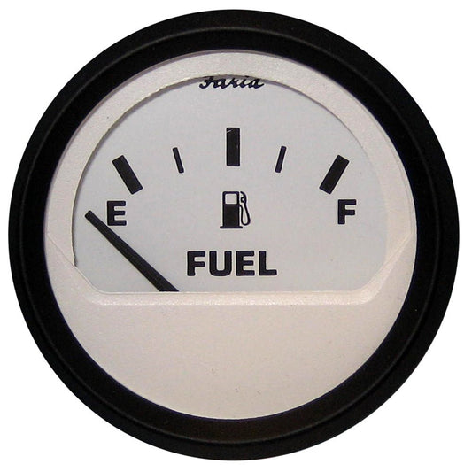 Faria Euro White 2" Fuel Level Gauge (E - 1/2 - F) - Marine Parts OnlyMarine Navigation & InstrumentsFaria Beede Instruments
