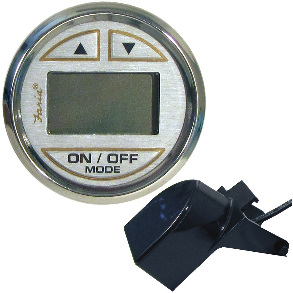 Faria Kronos 2" Depth Sounder w/Transom Mount Transducer - Marine Parts OnlyMarine Navigation & InstrumentsFaria Beede Instruments