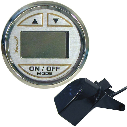 Faria Kronos 2" Depth Sounder w/Transom Mount Transducer - Marine Parts OnlyMarine Navigation & InstrumentsFaria Beede Instruments
