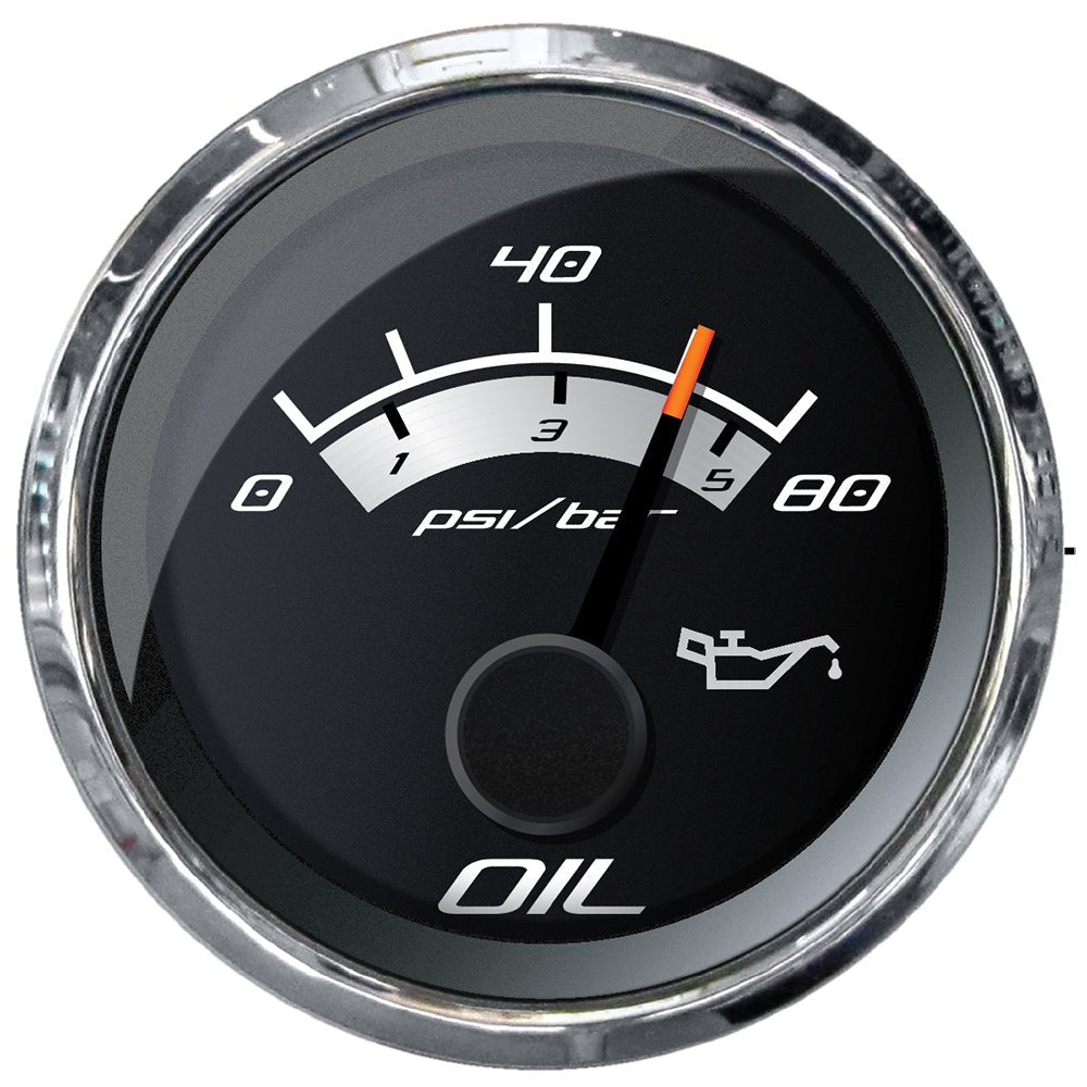 Faria Platinum 2" Oil Pressure Gauge - 80 PSI - Marine Parts OnlyMarine Navigation & InstrumentsFaria Beede Instruments