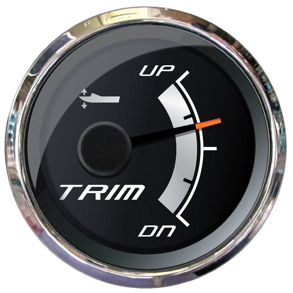 Faria Platinum 2" Trim Gauge f/Mercury, Mariner, Mercruiser, Volvo DP, Yamaha 2001 &amp; Newer - Marine Parts OnlyMarine Navigation & InstrumentsFaria Beede Instruments