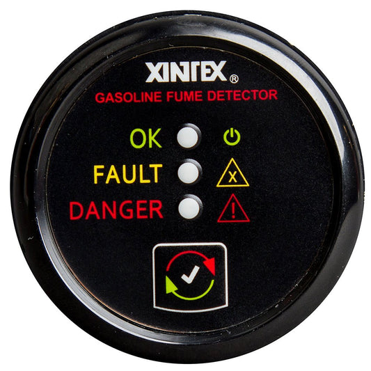 Fireboy - Xintex Gasoline Fume Detector - Black Bezel - 12/24V - Marine Parts OnlyAutomotive/RVFireboy - Xintex
