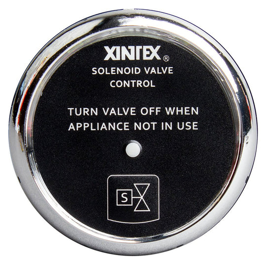 Fireboy - Xintex Propane Control &amp; Solenoid Valve w/Chrome Bezel Display - Marine Parts OnlyMarine SafetyFireboy - Xintex