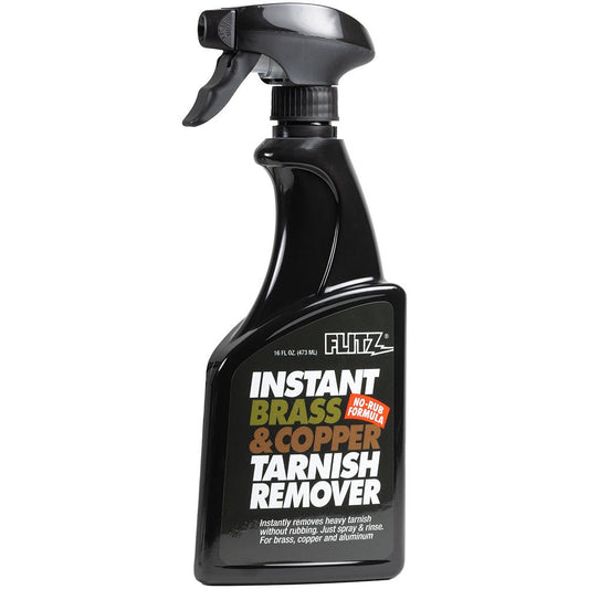 Flitz Instant Brass & Copper Tarnish Remover - 16. oz Spray - Marine Parts OnlyBoat OutfittingFlitz