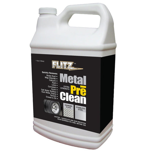 Flitz Metal Pre - Clean - All Metals Including Stainless Steel - Gallon Refill - Marine Parts OnlyBoat OutfittingFlitz