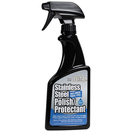 Flitz Stainless Steel Polish/Protectant - 16oz Spray - Marine Parts OnlyBoat OutfittingFlitz