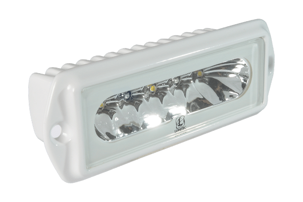 FLOOD LIGHT CAPRI2 FLUSH WHITE/RED - Marine Parts OnlyLUMITEC