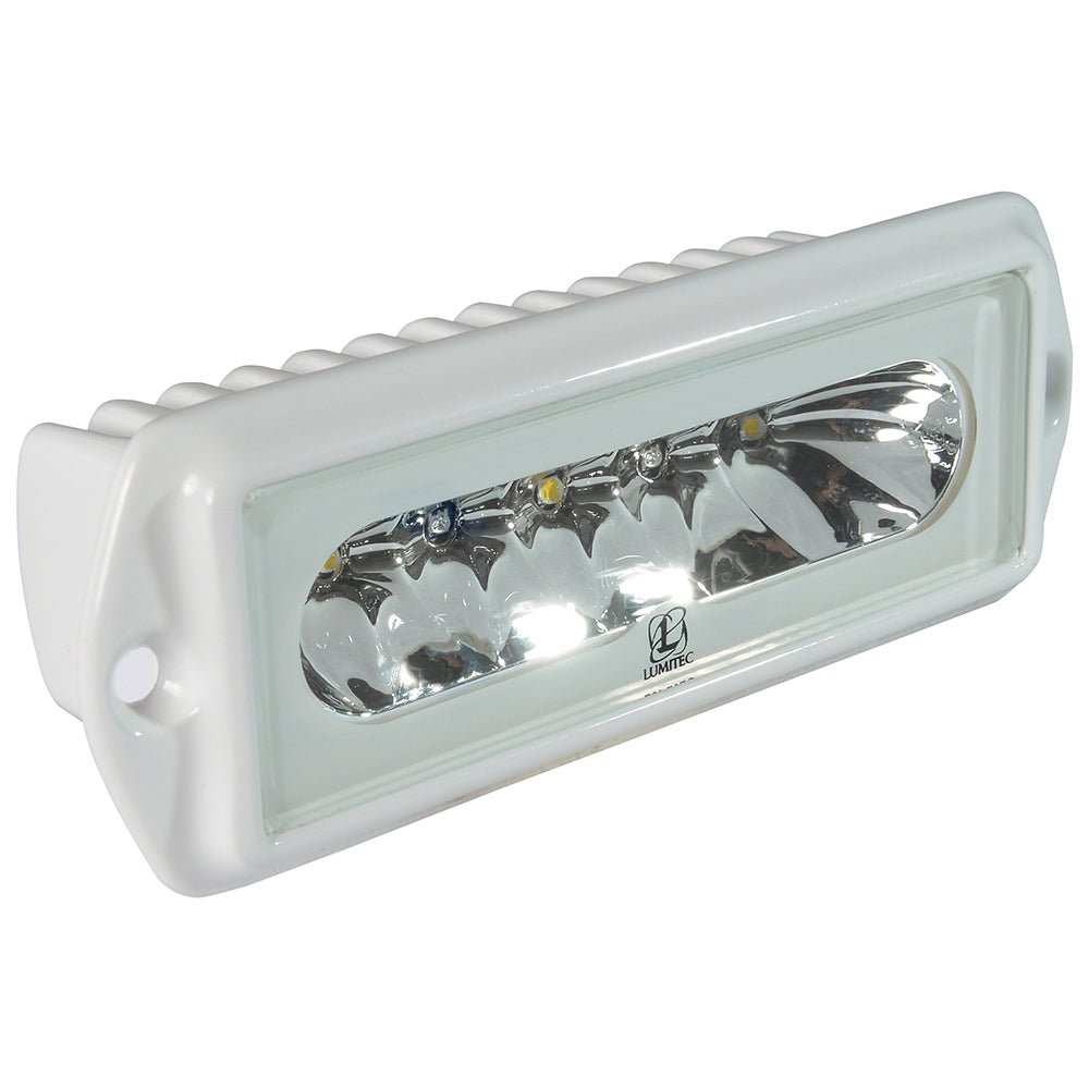 FLOOD LIGHT CAPRI2 FLUSH WHITE/RED - Marine Parts OnlyLUMITEC
