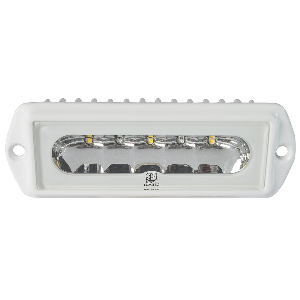 FLOOD LIGHT CAPRI2 FLUSH WHITE/RED - Marine Parts OnlyLUMITEC