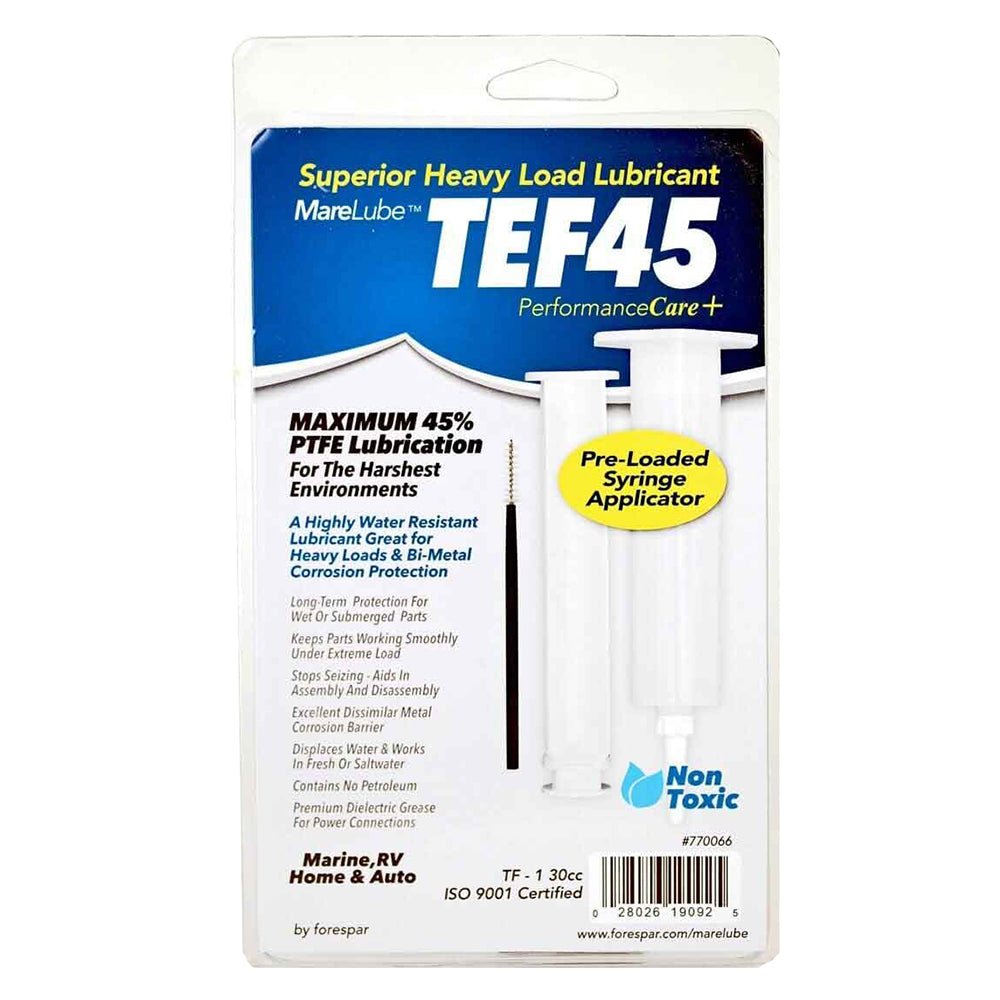 Forespar Marelube TEF45 30cc Syringe - Marine Parts OnlyOutdoorForespar Performance Products