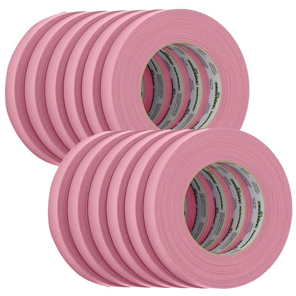 FrogTape CP 325 Medium - High Adhesion Masking Tape - 18MM x 55M x 12 - Pack - Pink - Rated f/325&deg;F - Marine Parts OnlyBoat OutfittingFrogTape