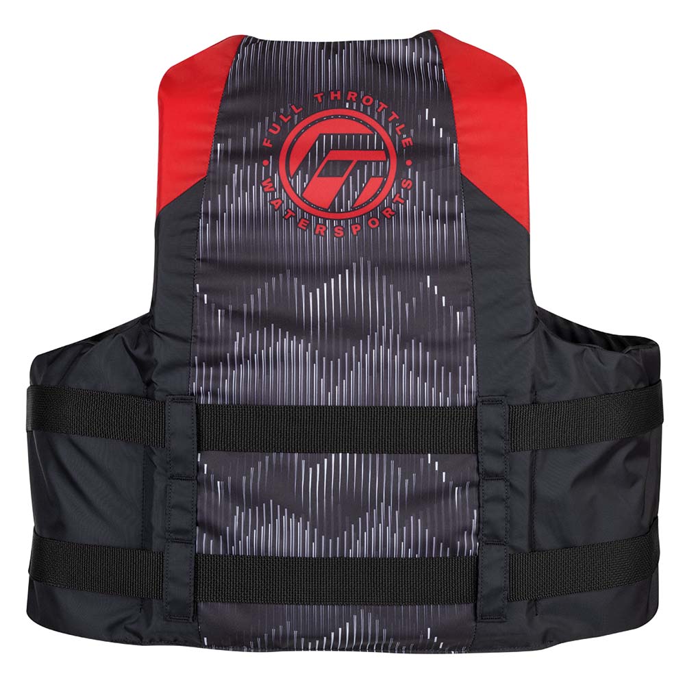 Full Throttle Adult Nylon Life Jacket - L/XL - Red/Black - Marine Parts OnlyWatersportsFull Throttle