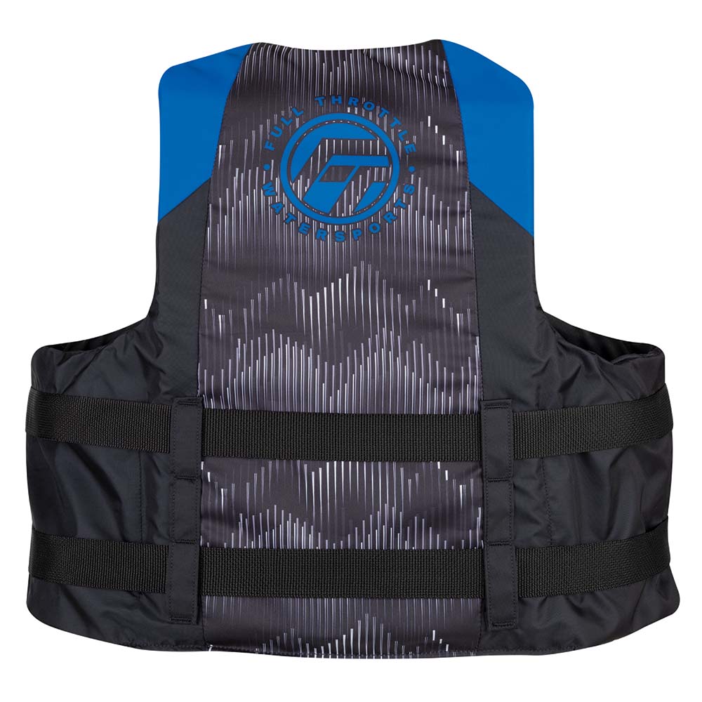Full Throttle Adult Nylon Life Jacket - S/M - Blue/Black - Marine Parts OnlyWatersportsFull Throttle