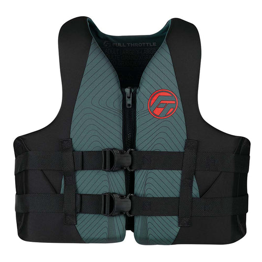 Full Throttle Adult Rapid - Dry Life Jacket - 2XL/4XL - Grey/Black - Marine Parts OnlyWatersportsFull Throttle