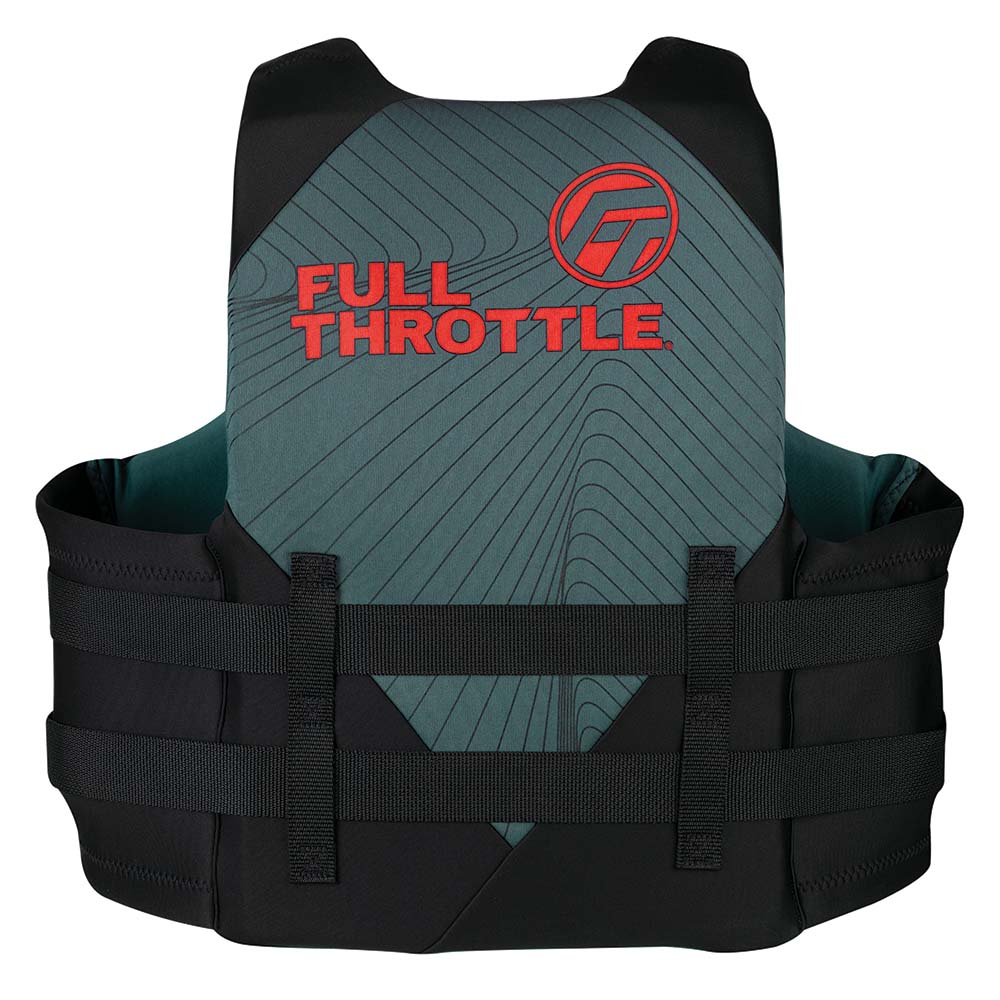 Full Throttle Adult Rapid - Dry Life Jacket - L/XL - Grey/Black - Marine Parts OnlyWatersportsFull Throttle