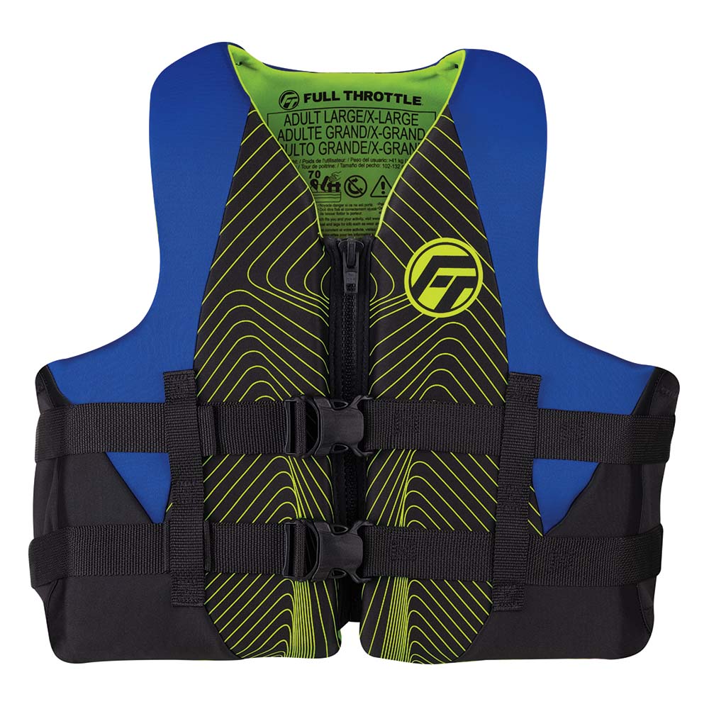 Full Throttle Adult Rapid - Dry Life Jacket - S/M - Blue/Black - Marine Parts OnlyWatersportsFull Throttle