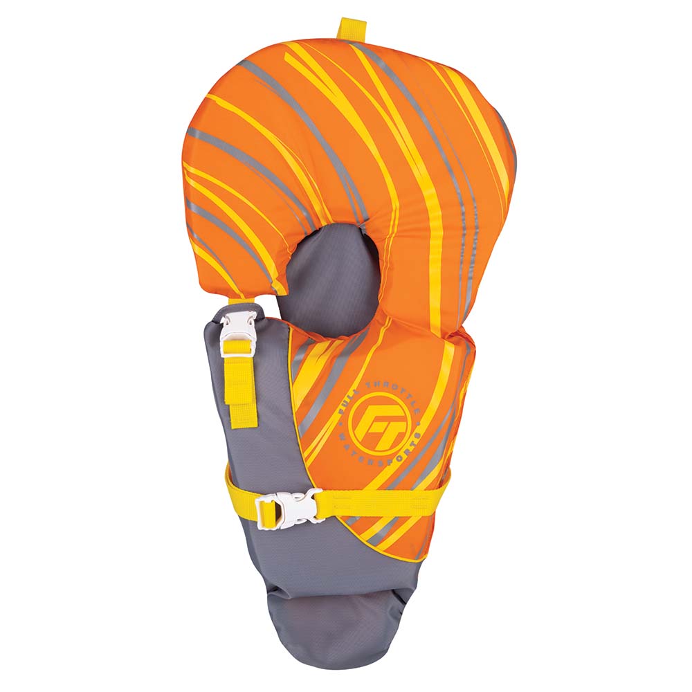Full Throttle Baby - Safe Vest - Infant to 30lbs - Orange/Grey - Marine Parts OnlyMarine SafetyFull Throttle
