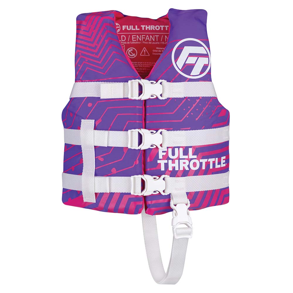 Full Throttle Child Nylon Life Jacket - Purple - Marine Parts OnlyWatersportsFull Throttle