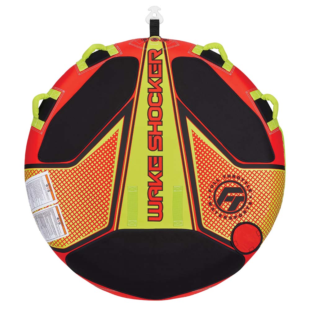 Full Throttle Wake Shocker Towable Tube - 2 Rider - Red - Marine Parts OnlyWatersportsFull Throttle