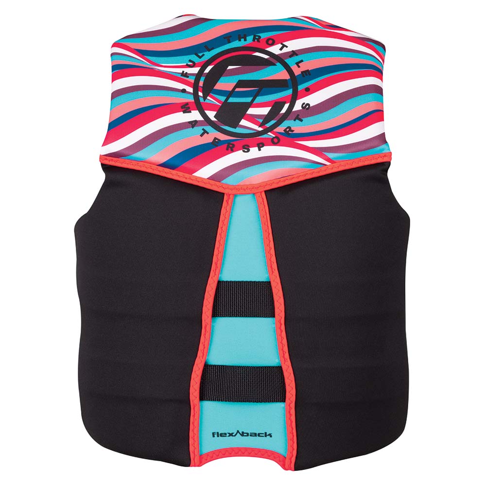 Full Throttle Women&39;s Rapid - Dry Flex - Back Life Jacket - Women&39;s M - Pink/Black - Marine Parts OnlyWatersportsFull Throttle