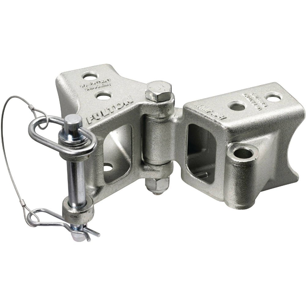 Fulton Fold - Away Bolt - On Hinge Kit 2" x 3" Trailer Beam, Rating 5,000 lbs., 48" Pivot, Z - Max 600 Zinc Finish - Marine Parts OnlyTraileringFulton