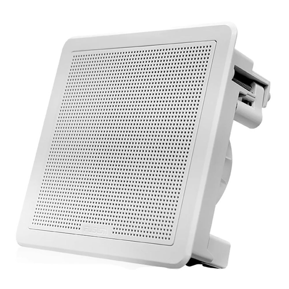 Fusion FM - 65SW FM Series 6.5" 120 Flush Mount Square Marine Speakers - White Grill - 120W - Marine Parts OnlyEntertainmentFusion