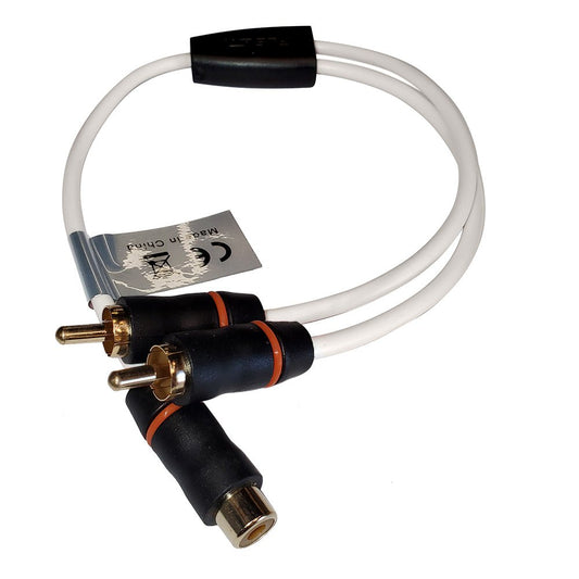 Fusion RCA Cable Splitter - 1 Female to 2 Male - 1&39; - Marine Parts OnlyEntertainmentFusion