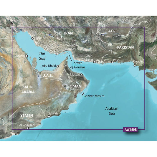 Garmin BlueChart&reg; g3 Vision&reg; HD - VAW450S - The Gulf - microSD&trade;/SD&trade; - Marine Parts OnlyCartographyGarmin