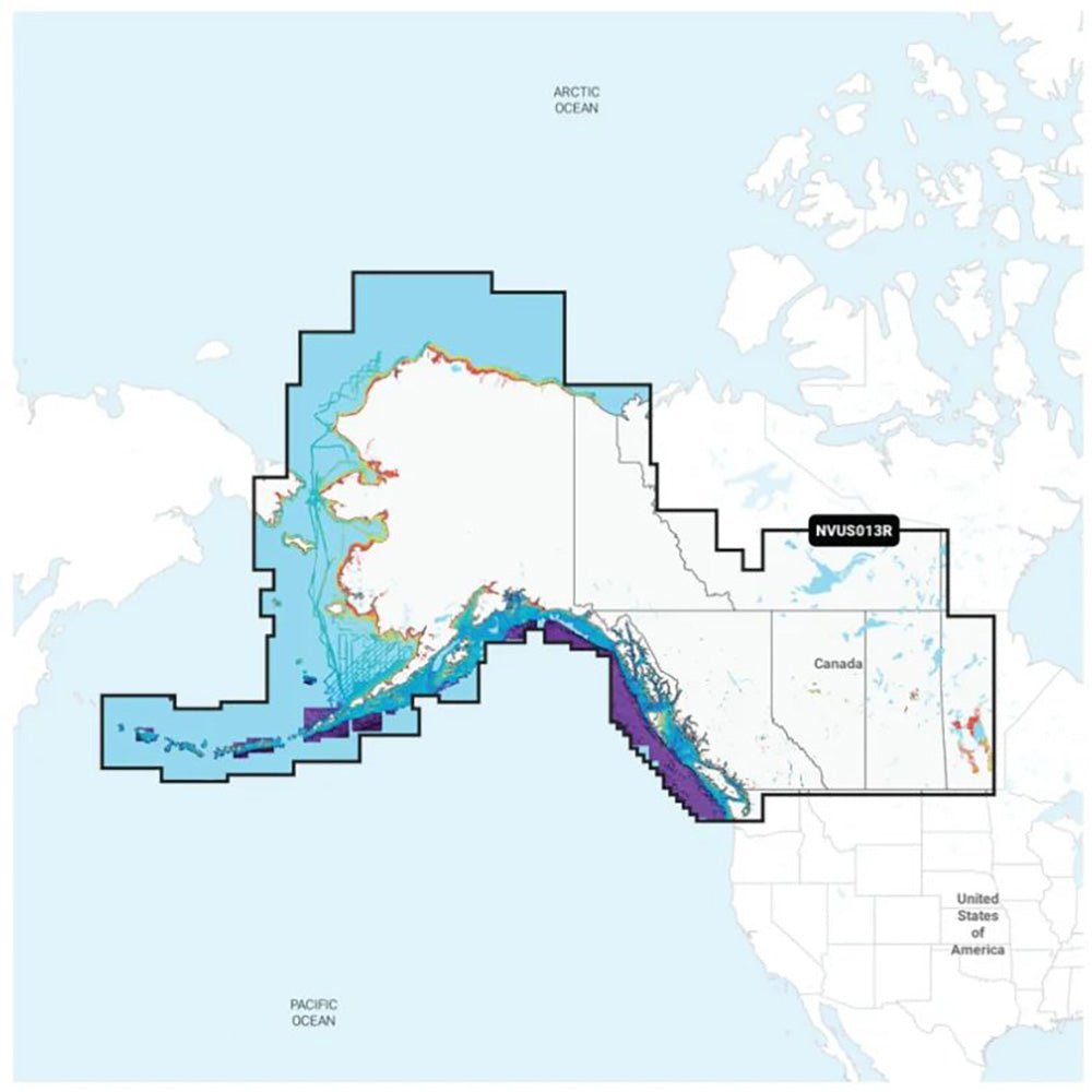 Garmin Navionics Vision+&trade; NVUS013R Canada, West &amp; Alaska - Marine Parts OnlyCartographyGarmin