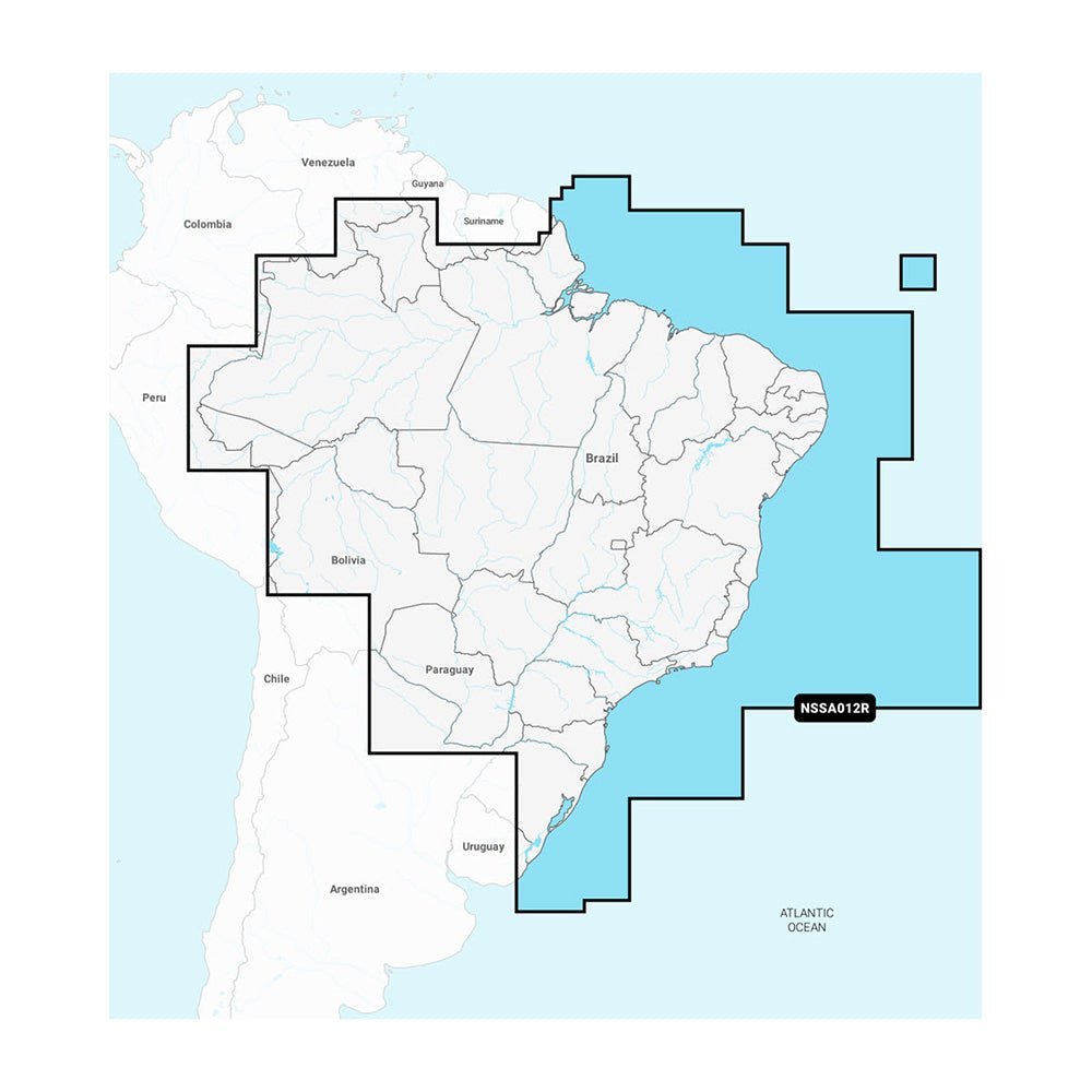 Garmin Navionics+&trade; NSSA012R Brazil - Marine Parts OnlyCartographyGarmin