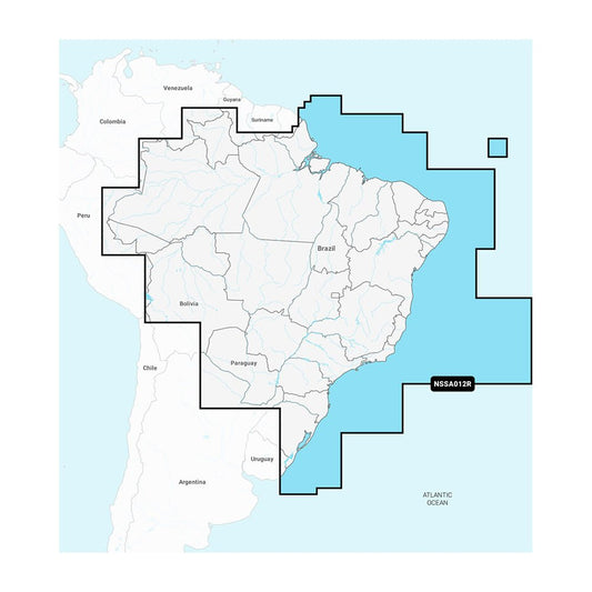 Garmin Navionics+&trade; NSSA012R Brazil - Marine Parts OnlyCartographyGarmin