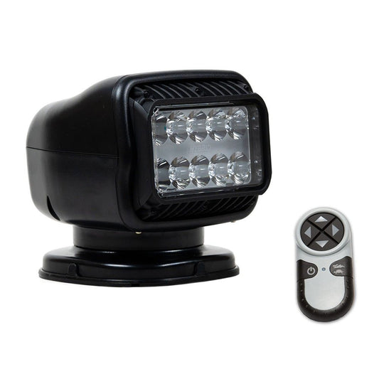 Golight GT Series LED Hybrid Light Permanent Mount w/Hardwired Dash Mount Remote - 12V - Black - Marine Parts OnlyLightingGolight