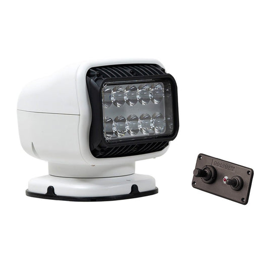Golight GT Series LED Hybrid Light Permanent Mount w/Hardwired Dash Mount Remote - 12V - White - Marine Parts OnlyLightingGolight