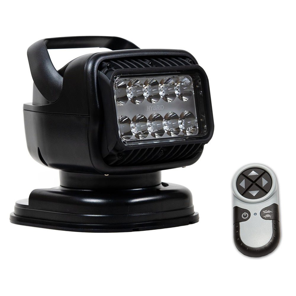 Golight GT Series LED Hybrid Portable Light w/Magnetic Shoe Mount Handheld Wireless Remote - 12V - Black - Marine Parts OnlyLightingGolight