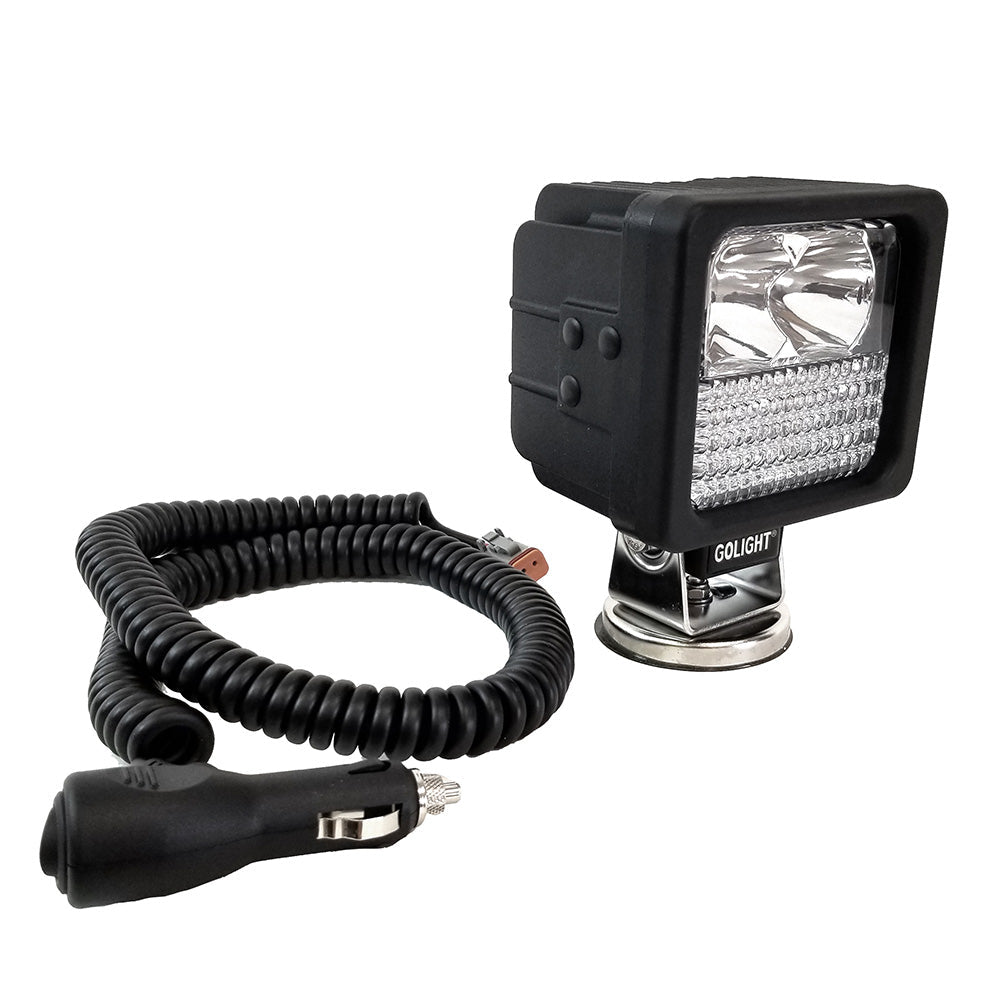 Golight GXL LED Hybrid Portable Work Light Series Magnetic Mount w/No Remote - 12V - Black - Marine Parts OnlyLightingGolight