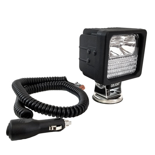 Golight GXL LED Hybrid Portable Work Light Series Magnetic Mount w/No Remote - 12V - Black - Marine Parts OnlyLightingGolight