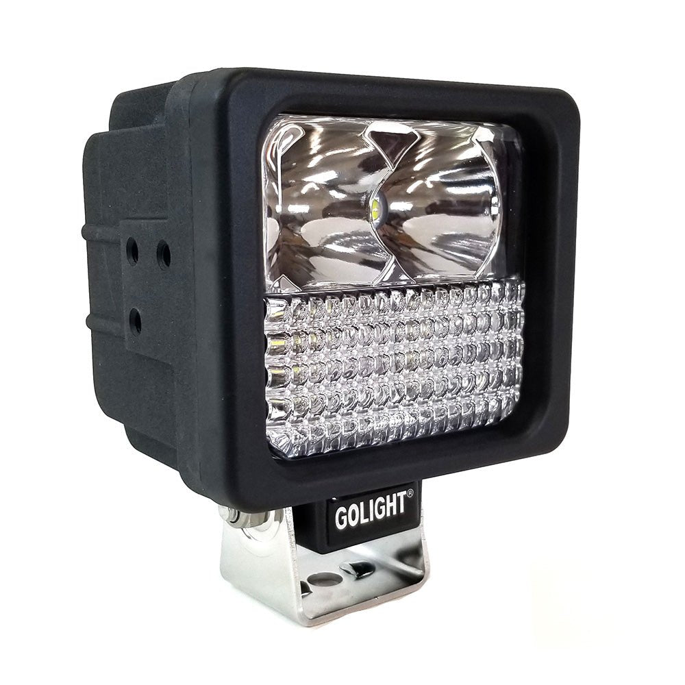 Golight GXL LED Hybrid Work Series Light Fixed Mount w/No Remote - 12V - Black - Marine Parts OnlyLightingGolight