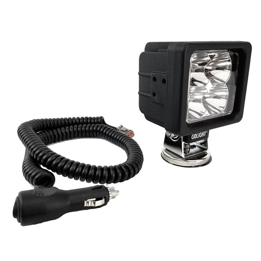 Golight GXL LED Work Light Series Portable Spot Light Magnetic Mount w/No Remote - 12V - Black - Marine Parts OnlyLightingGolight